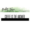 Picket Fence Studios - Dies - Coffee is the Answer Word Topper