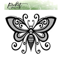 Picket Fence Studios - Dies - Big Beautiful Butterfly