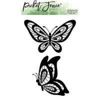 Picket Fence Studios - Dies - Two Big Beautiful Butterfly