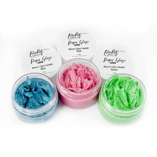 Picket Fence Studios - Paper Glaze Sampler Set - Luxe - 3 Pack