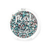 Picket Fence Studios - Gradient Flatback Pearls - Aqua Blue and Rose Gold