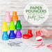 Picket Fence Studios - Paper Pouncers - Bright Rainbow - 9 Pack