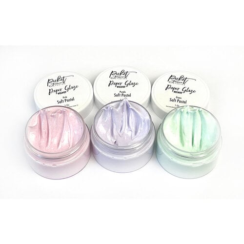 Picket Fence Studios - Paper Glaze - Velvet - Soft Pastel - Sampler Set