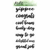 Picket Fence Studios - Clear Photopolymer Stamps - Ways To Say Congrats