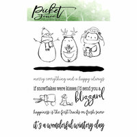 Picket Fence Studios - Clear Photopolymer Stamps - Have A Wonderful Wintery Day