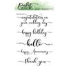 Picket Fence Studios - Clear Photopolymer Stamps - Fancy Sentiments