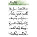 Picket Fence Studios - Clear Photopolymer Stamps - Fancy Daily Sentiments