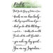 Picket Fence Studios - Clear Photopolymer Stamps - Fancy Friendship Sentiments
