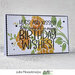 Picket Fence Studios - Clear Photopolymer Stamps - Here Come Birthday Wishes