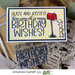 Picket Fence Studios - Clear Photopolymer Stamps - Here Come Birthday Wishes