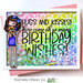 Picket Fence Studios - Clear Photopolymer Stamps - Here Come Birthday Wishes
