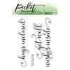 Picket Fence Studios - Clear Photopolymer Stamps - Hugs Enclosed