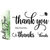 Picket Fence Studios -Clear Photopolymer Stamps - Multiple Thanks