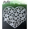 Picket Fence Studios - Stencil - Heart of Flowers