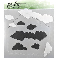 Picket Fence Studios - Stencil - Layers of Clouds