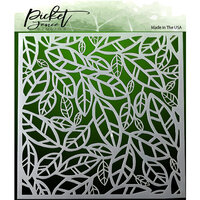 Picket Fence Studios - 6 x 6 Stencils - Funky Leaves
