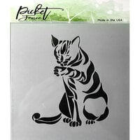 Picket Fence Studios - 6 x 6 Stencils - Cat