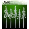 Picket Fence Studios - 6 x 6 Stencils - Evergreens