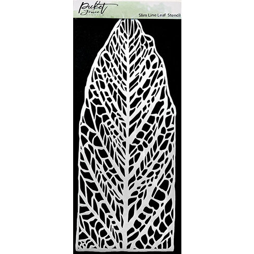 Picket Fence Studios: Slim Line Leaf Stencil