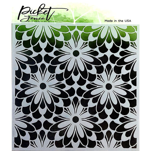 Picket Fence Studios - 6 x 6 Stencils - Daisy Burst