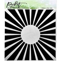 Picket Fence Studios - 6 x 6 Stencils - Burst of Sun