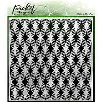 Picket Fence Studios - 6 x 6 Stencils - Basket Petals