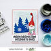 Picket Fence Studios - 4 x 10 Stencils - Slimline - Winter Forest Scenery
