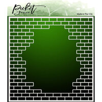 Picket Fence Studios - 6 x 6 Stencils - Grunge Wall
