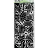 Picket Fence Studios - 4 x 10 Stencils - Slimline - Plumeria Flowers