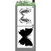 Picket Fence Studios - 4 x 10 Stencils - Layered Wander Butterfly