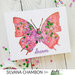 Picket Fence Studios - 4 x 10 Stencils - Layered Wander Butterfly