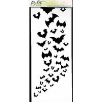 Picket Fence Studios - Halloween - 4 x 10 Stencils - Slimline - Cauldron of Bats