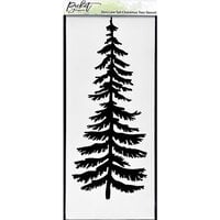 Picket Fence Studios - 4 x 10 Stencils - Slimline - Tall Christmas Trees