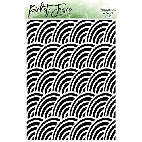 Picket Fence Studios - Stencils - Rainbow Dreams