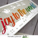 Picket Fence Studios - Slimline Die Cutting System Collection - Christmas - Dies - Oversized Joy To The World