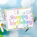 Picket Fence Studios - Dies - Slimline - Happy Birthday Word