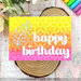 Picket Fence Studios - Dies - Slimline - Happy Birthday Word