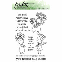 Picket Fence Studios - Clear Photopolymer Stamps - I am a Hugger