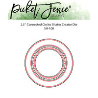 Picket Fence Studios - Dies - Connected Circles Shaker Creator - 2.5