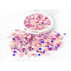 Picket Fence Studios - Sequin and Embellishments Mix - Pink Bottlecap Flowers