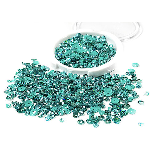 Picket Fence Studios - Sequin Mix - All About The Teals