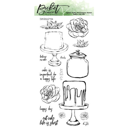 Picket Fence Studios - Clear Photopolymer Stamps - Let's Decorate