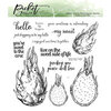 Picket Fence Studios - Clear Photopolymer Stamps - Dragon Fruit