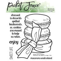 Picket Fence Studios - Clear Photopolymer Stamps - Macarons are Meant to Help