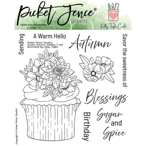 Picket Fence Studios - Clear Photopolymer Stamps - Sweet Autumn Holiday