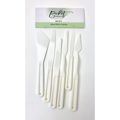 Picket Fence Studios - Mixed Media Spatulas - 6 Piece Set