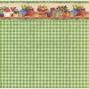 PJK Designs - Cookbookin' - Cookin' Up Memories Collection - 12 x 12 Paper - Farmer's Market, CLEARANCE