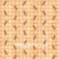 PJK Designs - Cookbookin' - Harvest Kitchen Collection - 12 x 12 Paper - Indian Corn, CLEARANCE