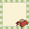PJK Designs - Cookbookin' - Sweet Summertime Collection - 12 x 12 Paper - It's Picnic Time, CLEARANCE
