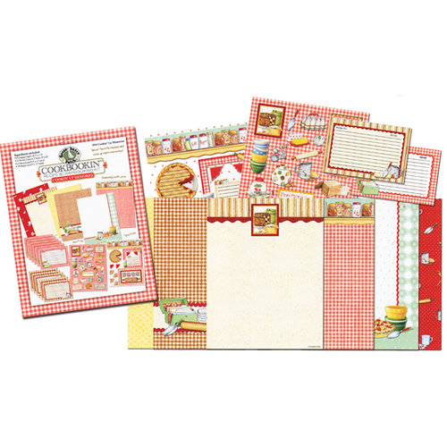 PJK Designs - Cookbookin' - UR Cookin' Collection - Recipe Scrapbooking Kit, CLEARANCE